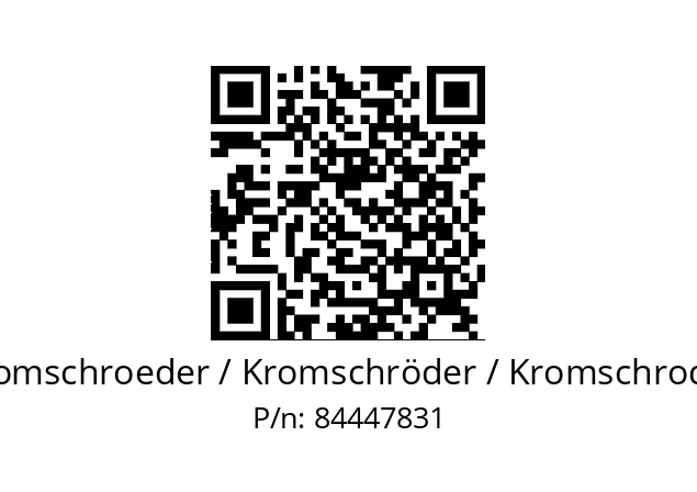   Kromschroeder / Kromschröder / Kromschroder 84447831