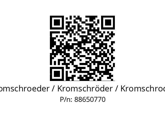   Kromschroeder / Kromschröder / Kromschroder 88650770