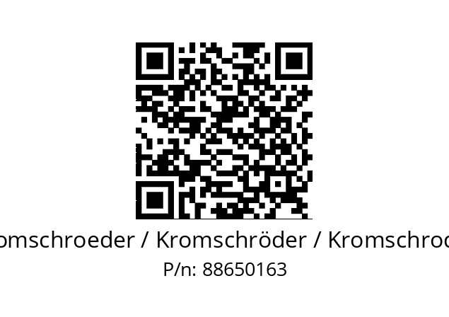   Kromschroeder / Kromschröder / Kromschroder 88650163