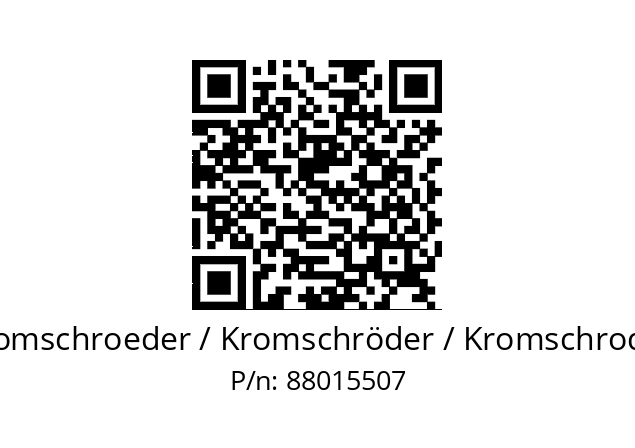   Kromschroeder / Kromschröder / Kromschroder 88015507