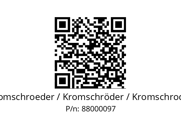  VAS 115/-R/NW Kromschroeder / Kromschröder / Kromschroder 88000097