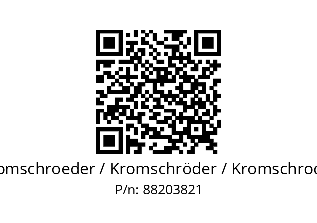   Kromschroeder / Kromschröder / Kromschroder 88203821