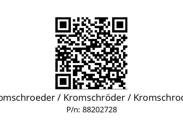   Kromschroeder / Kromschröder / Kromschroder 88202728