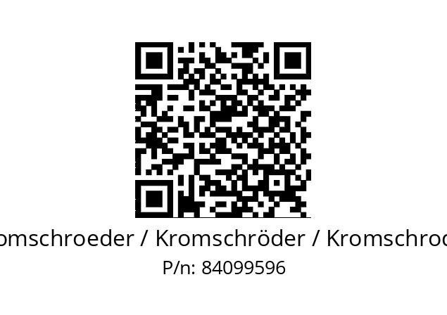   Kromschroeder / Kromschröder / Kromschroder 84099596