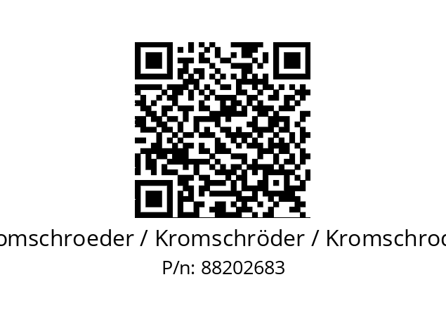   Kromschroeder / Kromschröder / Kromschroder 88202683