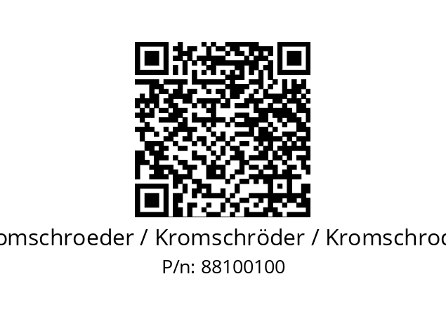  VCS 2E40R/40R05NNWR3/PPPP/PPPP Kromschroeder / Kromschröder / Kromschroder 88100100