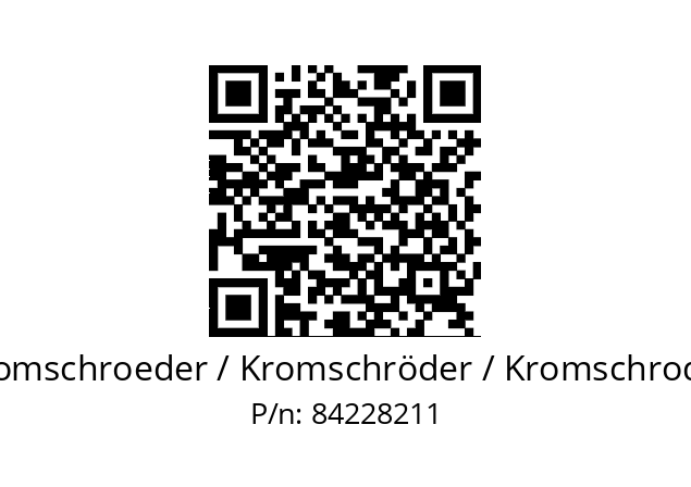   Kromschroeder / Kromschröder / Kromschroder 84228211