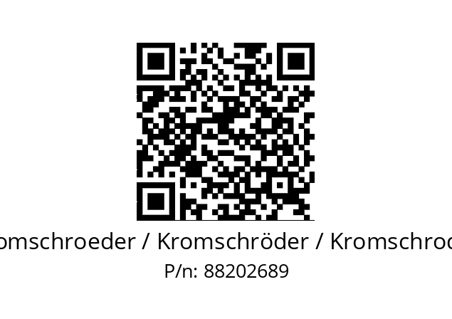   Kromschroeder / Kromschröder / Kromschroder 88202689