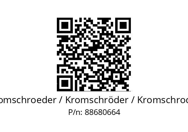   Kromschroeder / Kromschröder / Kromschroder 88680664