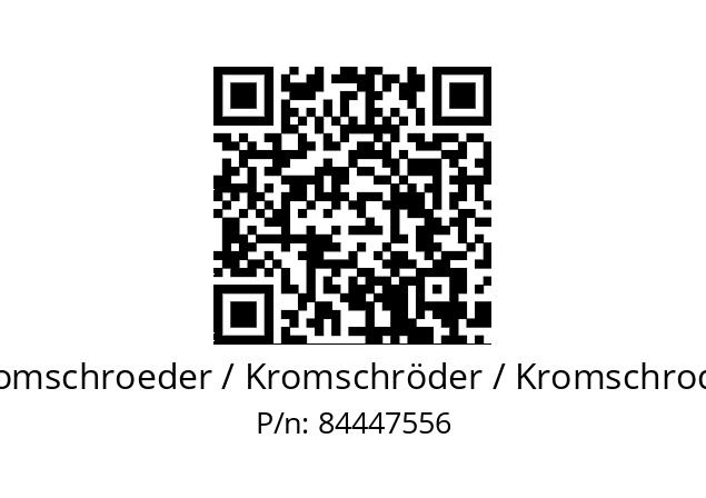   Kromschroeder / Kromschröder / Kromschroder 84447556