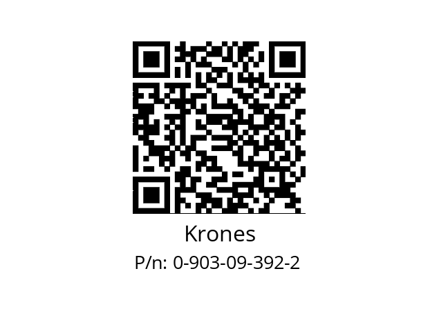   Krones 0-903-09-392-2 