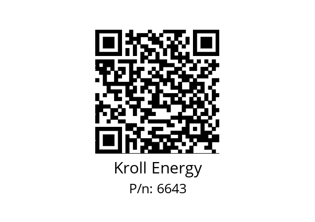   Kroll Energy 6643