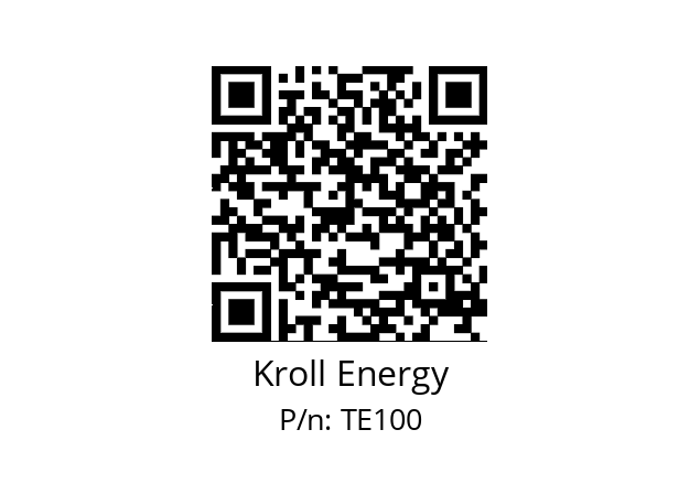   Kroll Energy TE100