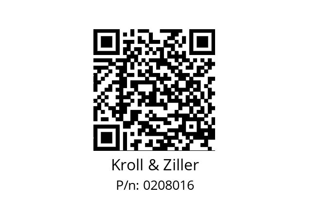   Kroll & Ziller 0208016