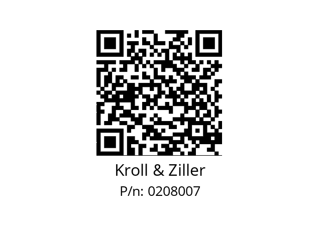   Kroll & Ziller 0208007