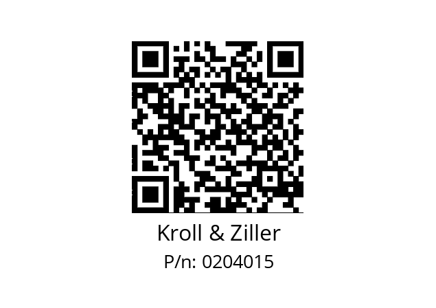   Kroll & Ziller 0204015