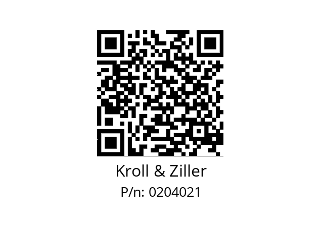   Kroll & Ziller 0204021