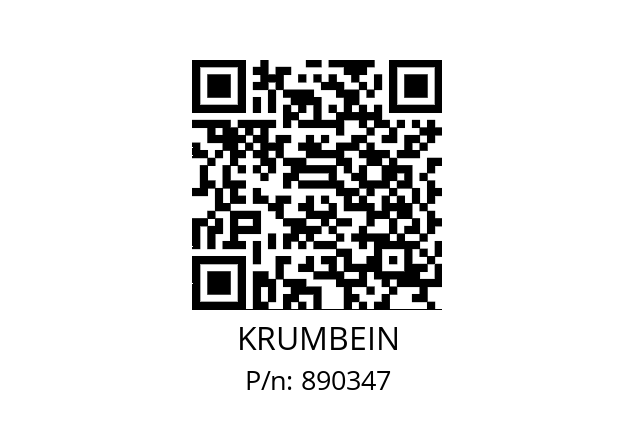   KRUMBEIN 890347