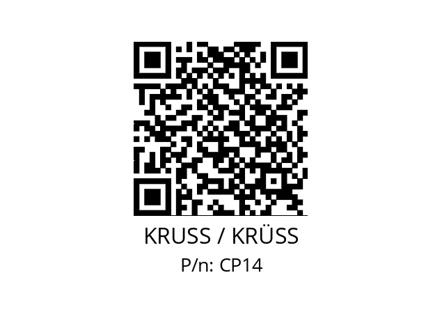  27168 KRUSS / KRÜSS CP14