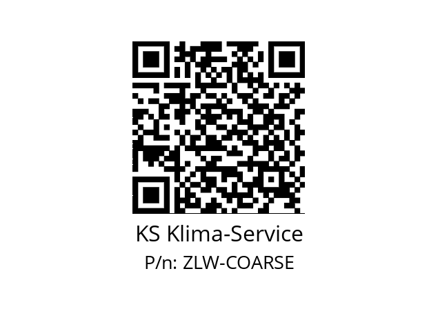   KS Klima-Service ZLW-COARSE