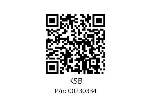   KSB 00230334