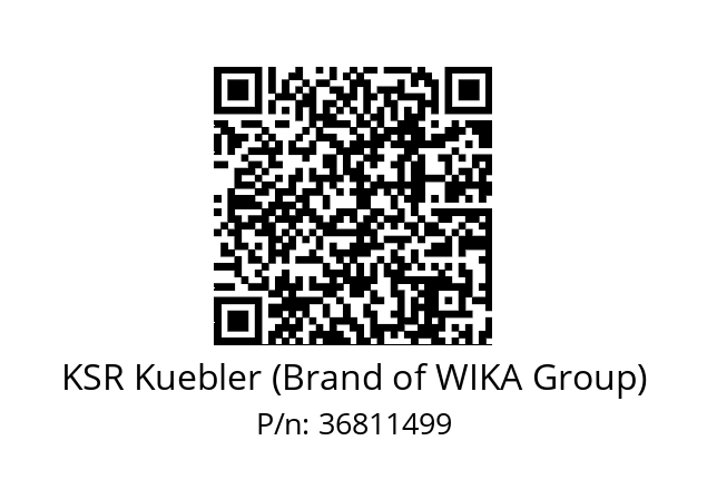  BNA-20/6/C-MG-M250-V60x2-MRA/SAC-ZVSS185/PN25/R48H KSR Kuebler (Brand of WIKA Group) 36811499