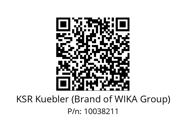  ASC4RV 1 - VO - L400/8 - V29A KSR Kuebler (Brand of WIKA Group) 10038211