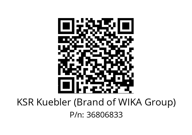   KSR Kuebler (Brand of WIKA Group) 36806833