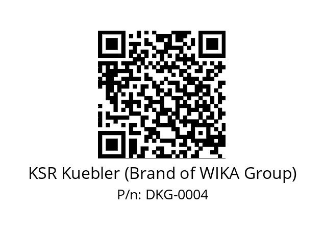   KSR Kuebler (Brand of WIKA Group) DKG-0004