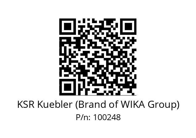   KSR Kuebler (Brand of WIKA Group) 100248