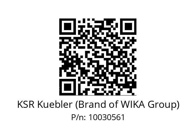   KSR Kuebler (Brand of WIKA Group) 10030561