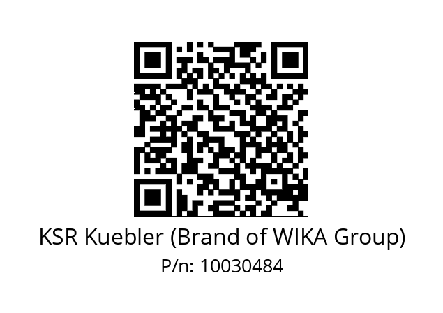   KSR Kuebler (Brand of WIKA Group) 10030484