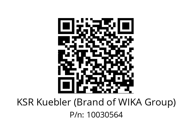   KSR Kuebler (Brand of WIKA Group) 10030564