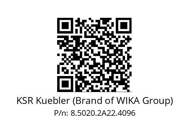   KSR Kuebler (Brand of WIKA Group) 8.5020.2A22.4096