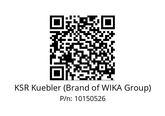   KSR Kuebler (Brand of WIKA Group) 10150526