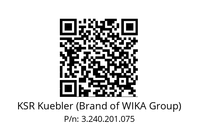   KSR Kuebler (Brand of WIKA Group) 3.240.201.075