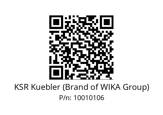   KSR Kuebler (Brand of WIKA Group) 10010106