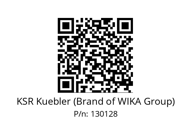   KSR Kuebler (Brand of WIKA Group) 130128