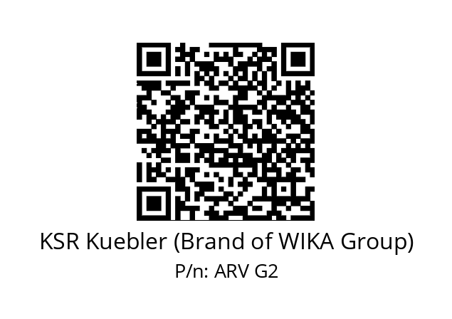  VK5/TS-L550/12-V44R  KSR Kuebler (Brand of WIKA Group) ARV G2