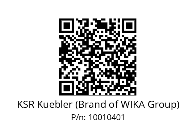  ARV 2 - VK10/TS - L400/12 - V44R KSR Kuebler (Brand of WIKA Group) 10010401