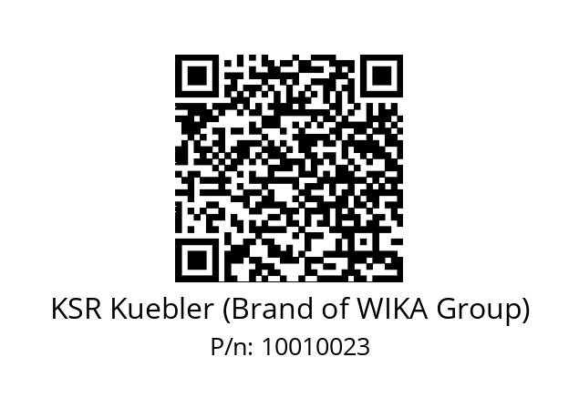  ERV 3/8 - VK5/HT - L430/14 - V44R - 3.0SIL KSR Kuebler (Brand of WIKA Group) 10010023