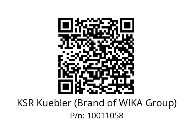  ERV 3/8 - VK10 - L635/12 - V52R - 3.0SIL KSR Kuebler (Brand of WIKA Group) 10011058