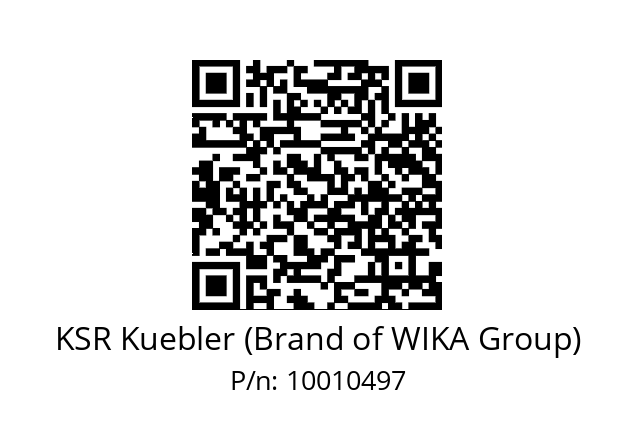  AFCLE 50 - LEK5/T15 - L400/12 - VE44R KSR Kuebler (Brand of WIKA Group) 10010497