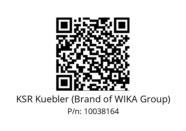   KSR Kuebler (Brand of WIKA Group) 10038164