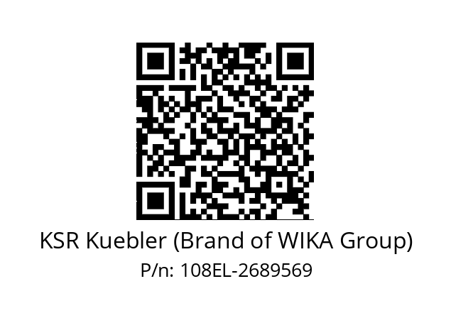   KSR Kuebler (Brand of WIKA Group) 108EL-2689569