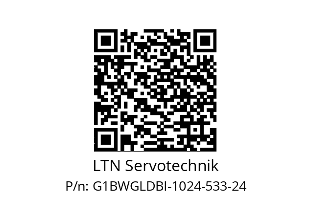   LTN Servotechnik G1BWGLDBI-1024-533-24