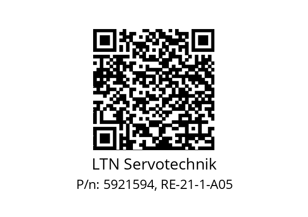   LTN Servotechnik 5921594, RE-21-1-A05