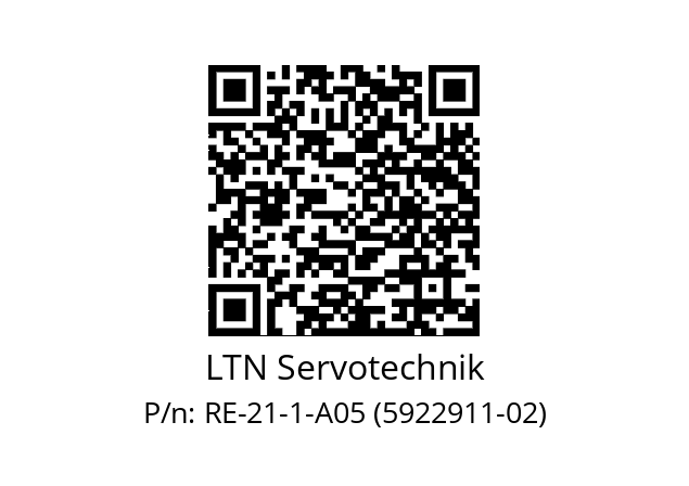   LTN Servotechnik RE-21-1-A05 (5922911-02)