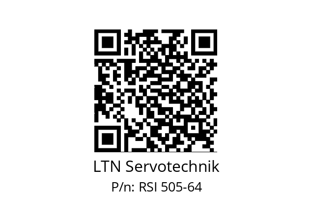   LTN Servotechnik RSI 505-64