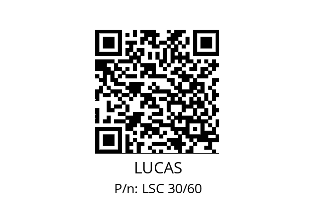   LUCAS LSC 30/60